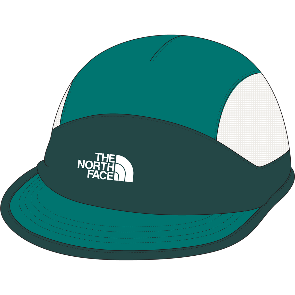 The North Face - Summer Lt Run Hat unisex - Pacific Teal/Restorativ - vista alternativa 10