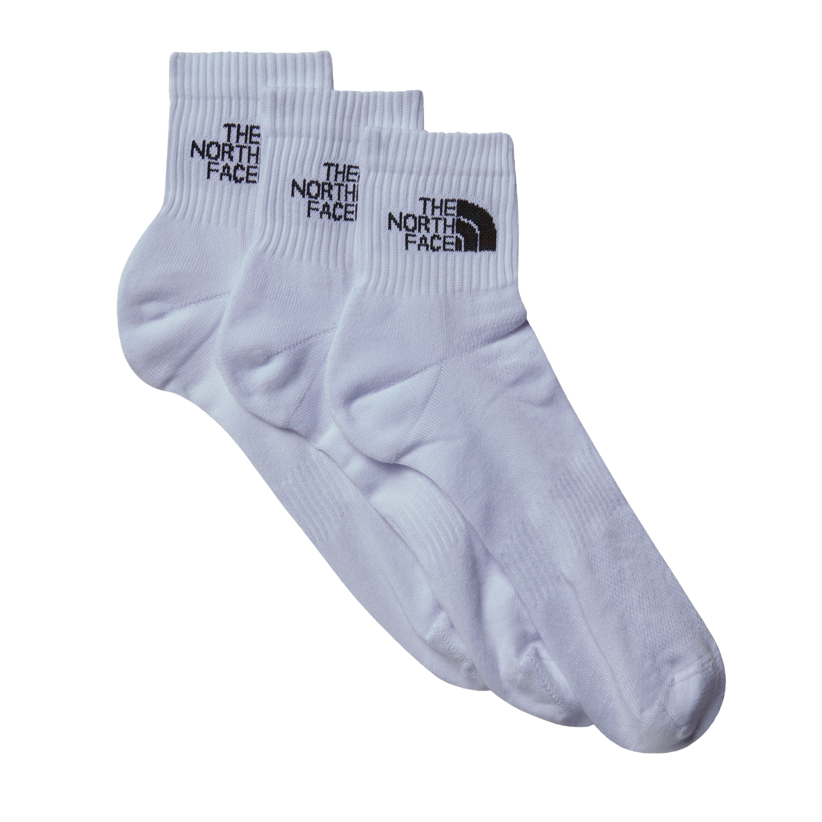 The North Face - Multi Sport Cush Quarter Sock 3P Stone unisex - WHITE - vista principale