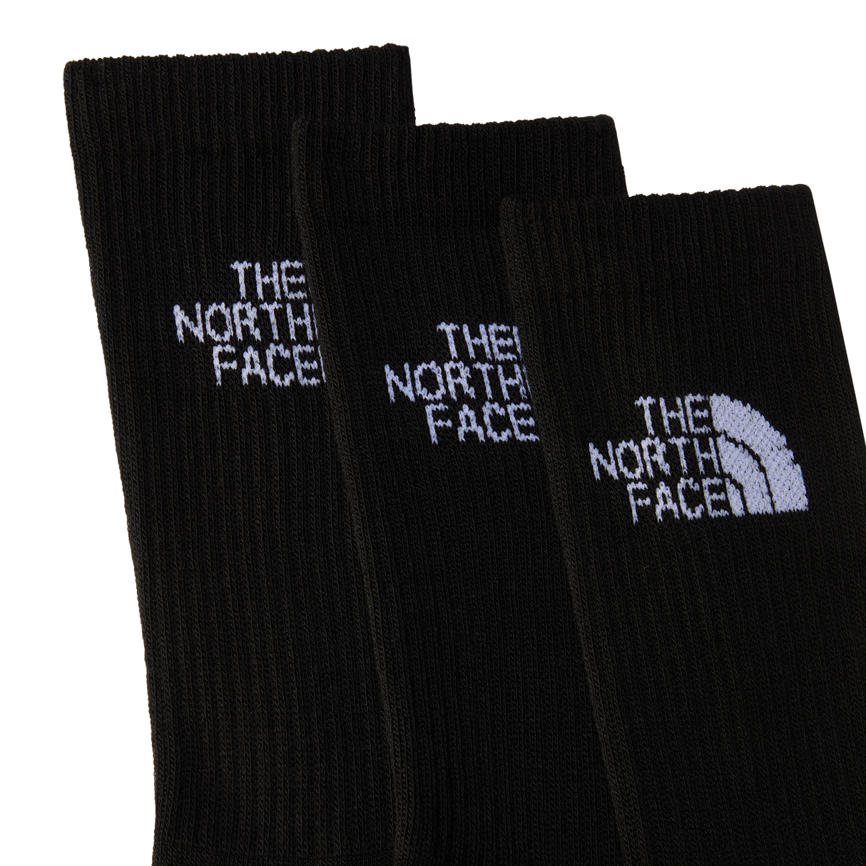 The North Face - Multi Sport Cush Crew Sock 3P Grounded unisex - TNF BLACK - vista alternativa 1