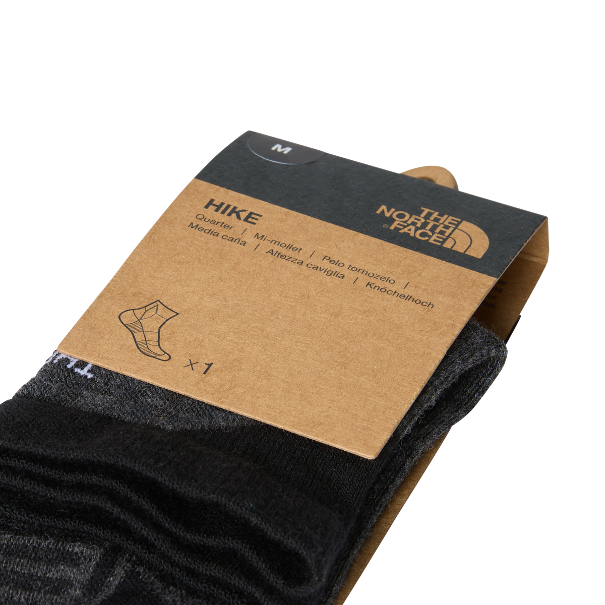 The North Face - Hiking Quarter Sock unisex - BLACK - vista alternativa 3