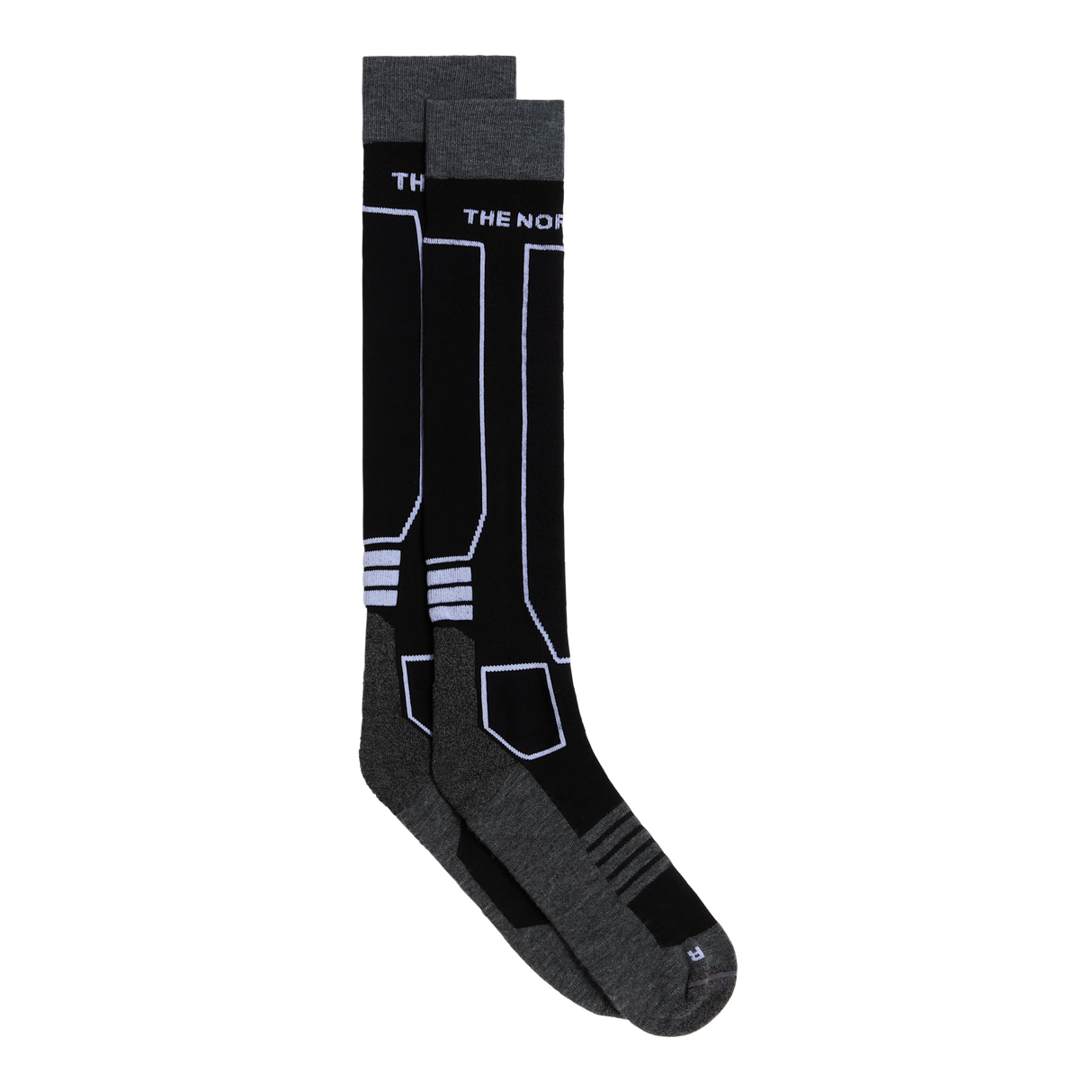 The North Face - Resort Ski Sock Monument Grey/tnf Black unisex - MNMNTGY/TNFBLK - vista principale