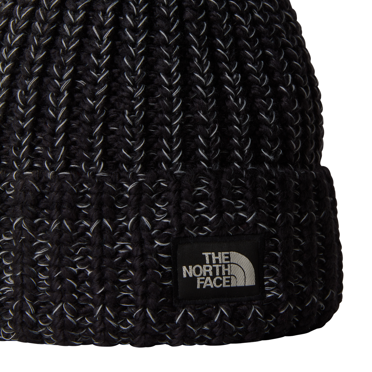 The North Face - Cozy Chunky Cabin Beanie Burgundy unisex - TNF BLACK/WHITE DUNE - vista alternativa 1