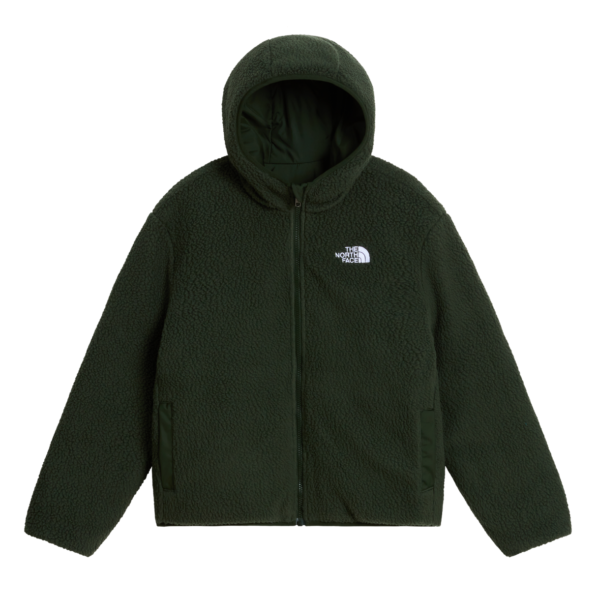 The North Face - B Reversible Shasta full-zip Hooded Jacket - POPK(MHTH)/MLTI - vista alternativa 2