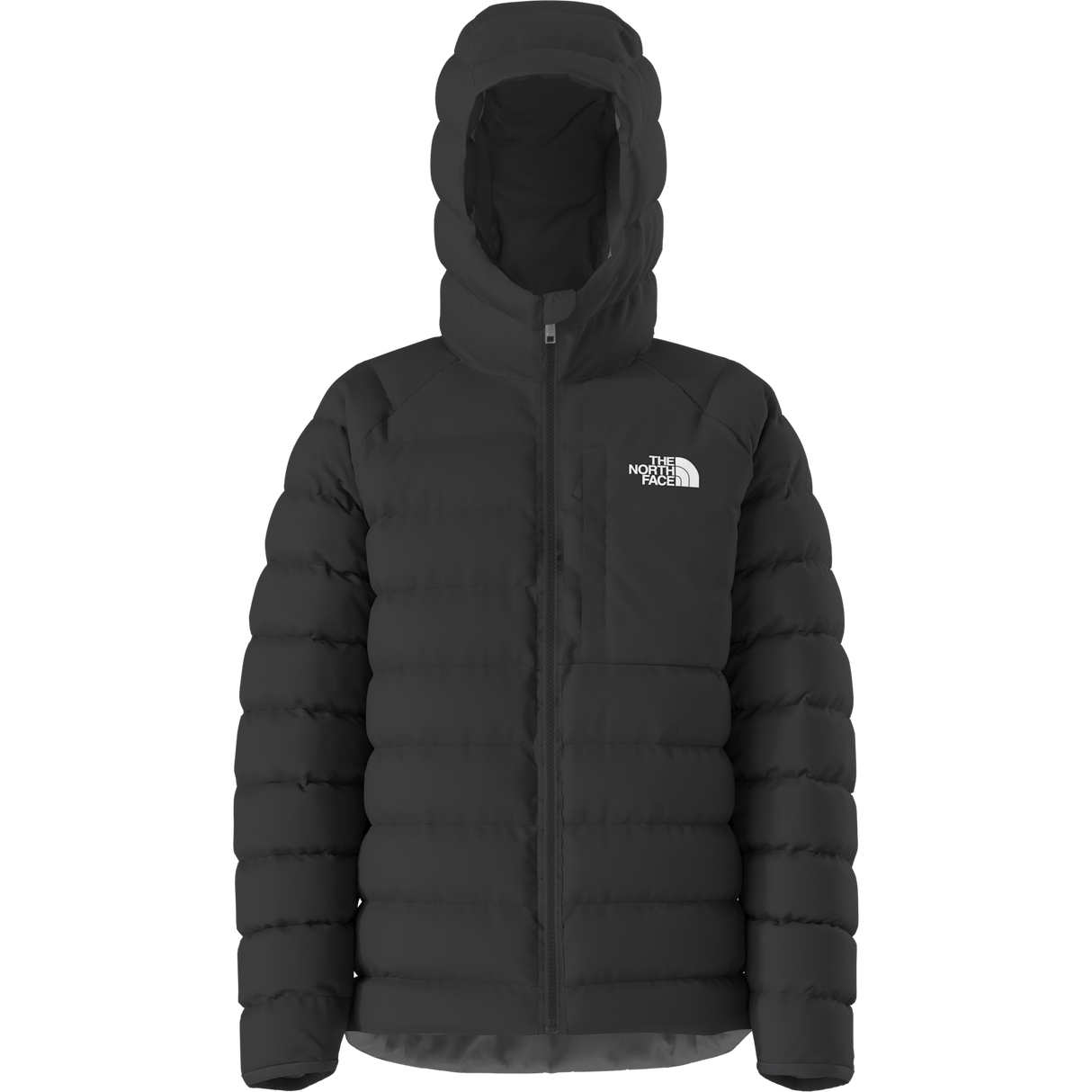 The North Face - B Reversible Perrito Hooded Jacket - TNF Black/Smoked Pearl - vista alternativa 10