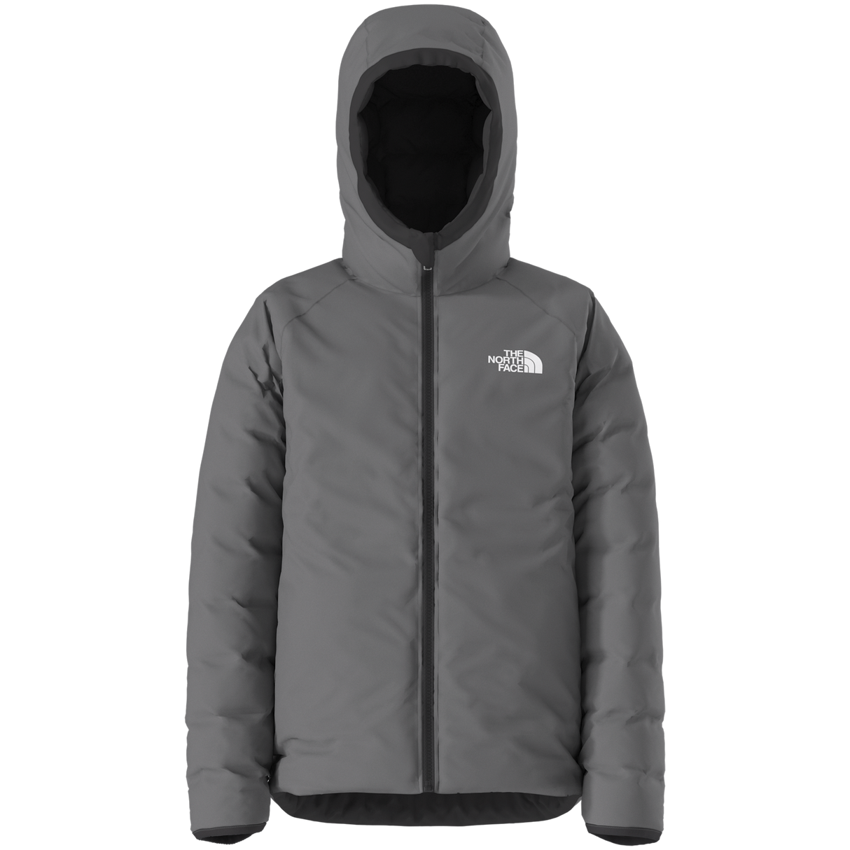 The North Face - B Reversible Perrito Hooded Jacket - TNF Black/Smoked Pearl - vista alternativa 11