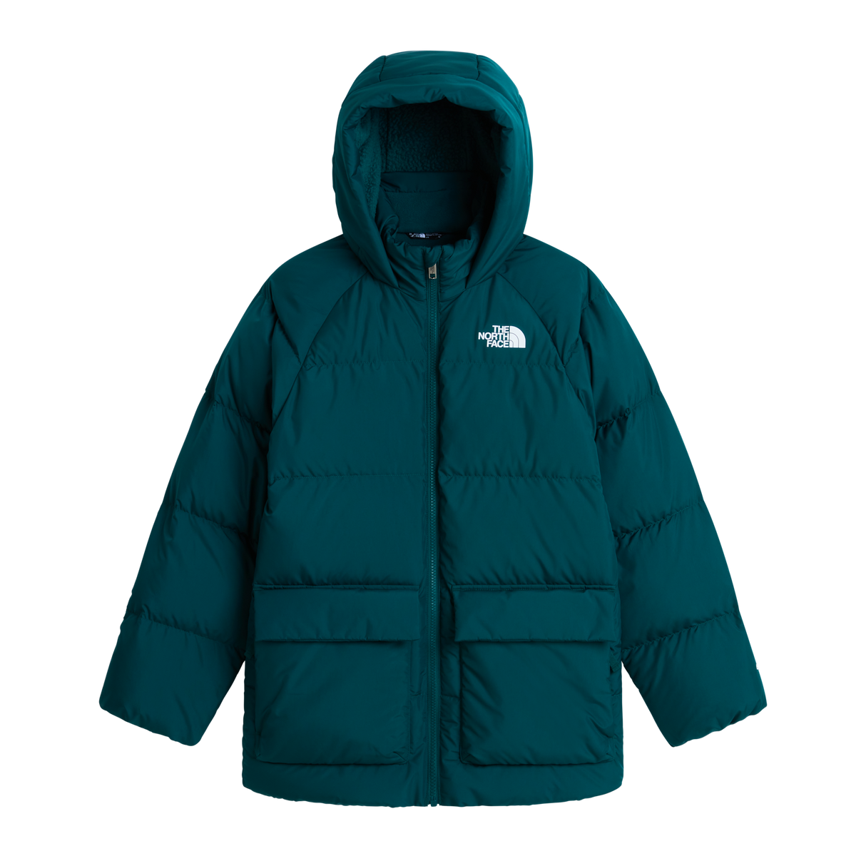 The North Face - Teen North Down Fleece Lined Short Parka - Pacific Teal - vista principale