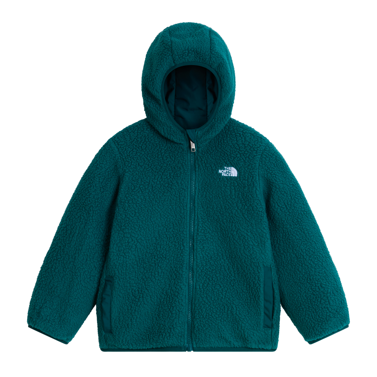 The North Face - Kid B Reversible Shasta F/z Hooded Jacke - SAFFRNYLW/TNFBK - vista alternativa 2