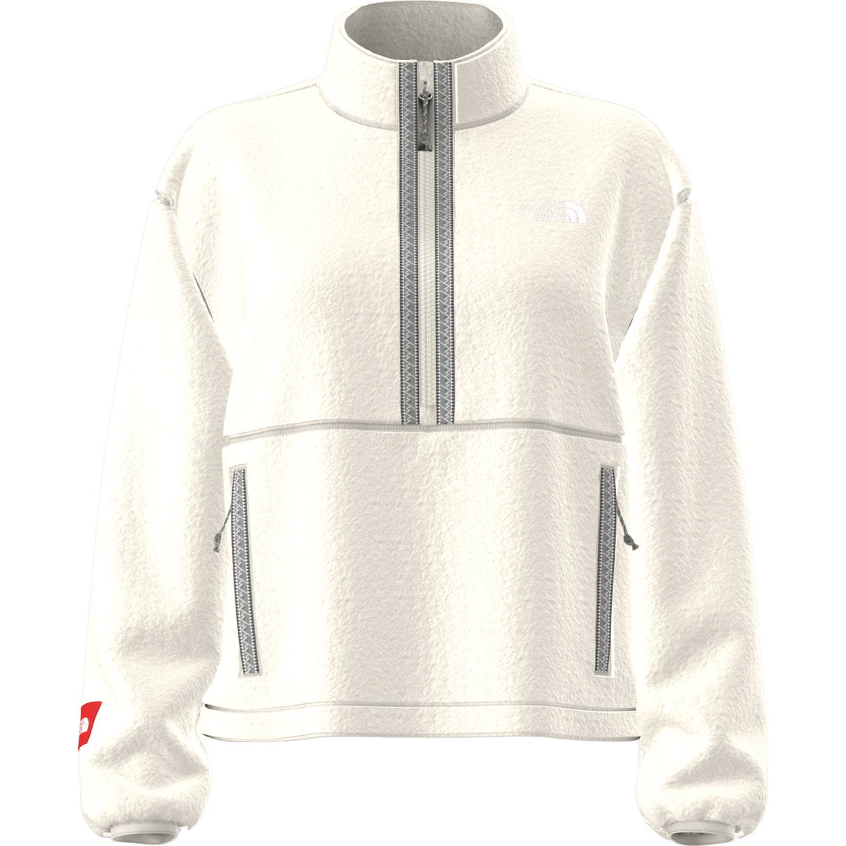 The North Face - Tnf Fleeski 1/4 Zip Po da donna - WHITE DUNE - vista alternativa 10
