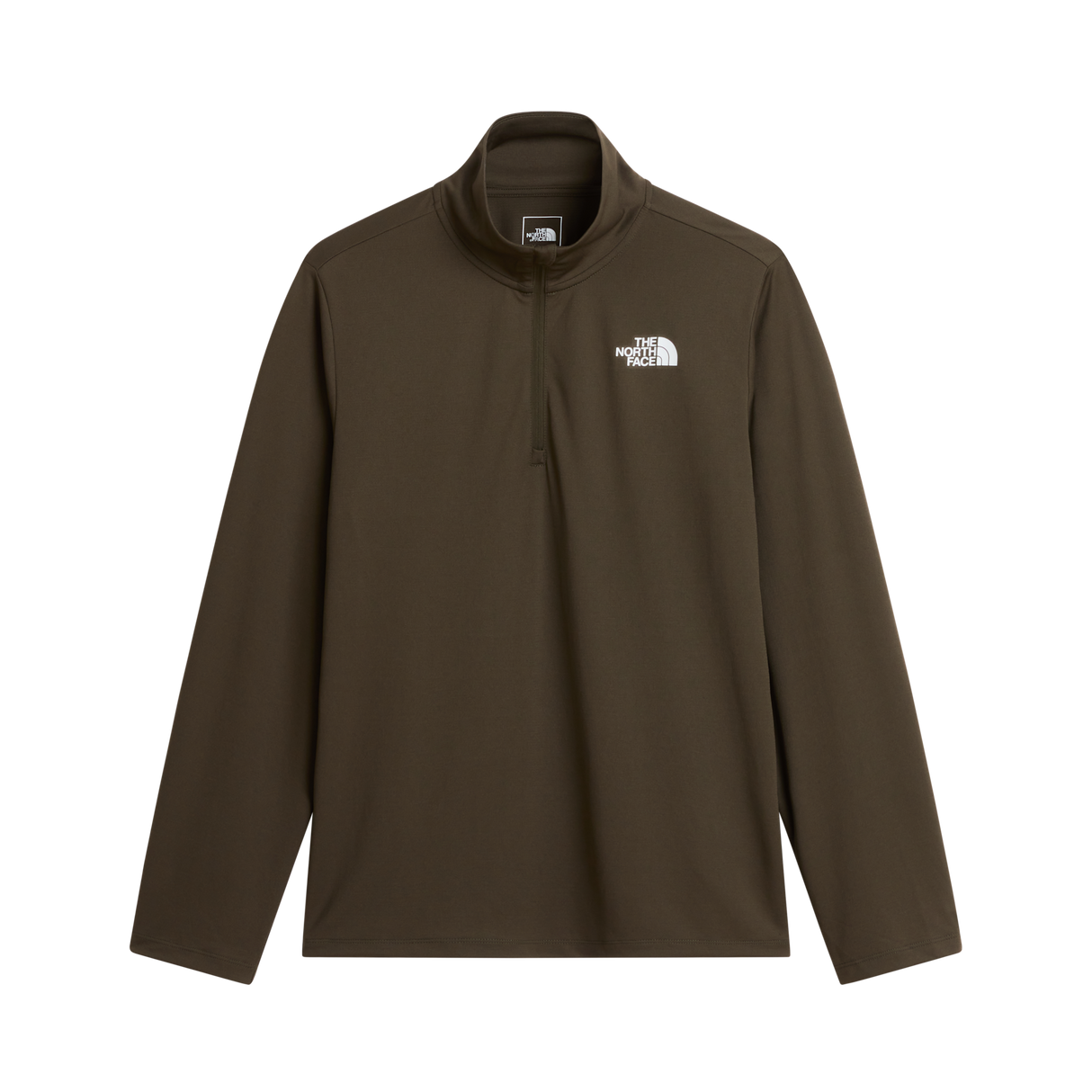 The North Face - 24/7 1/4 Zip Tee da uomo - NEW TAUPE GREEN - vista principale