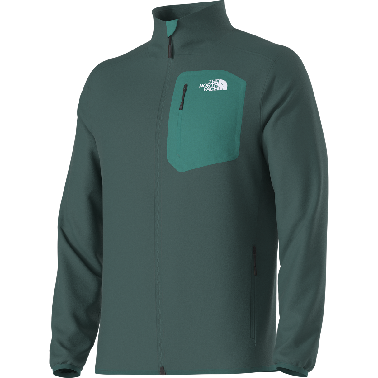 The North Face - Crest full-zip Jacket da uomo - Pacific Teal/TNF Black - vista alternativa 2