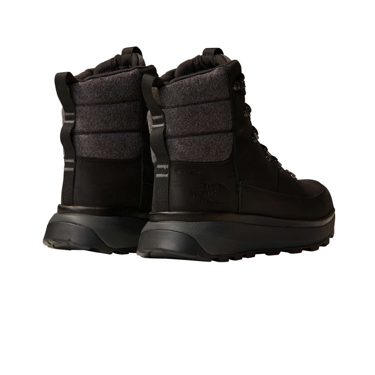 The North Face - Bergen Leather Wp da uomo - TNF BLACK/TNF BLACK - vista alternativa 2