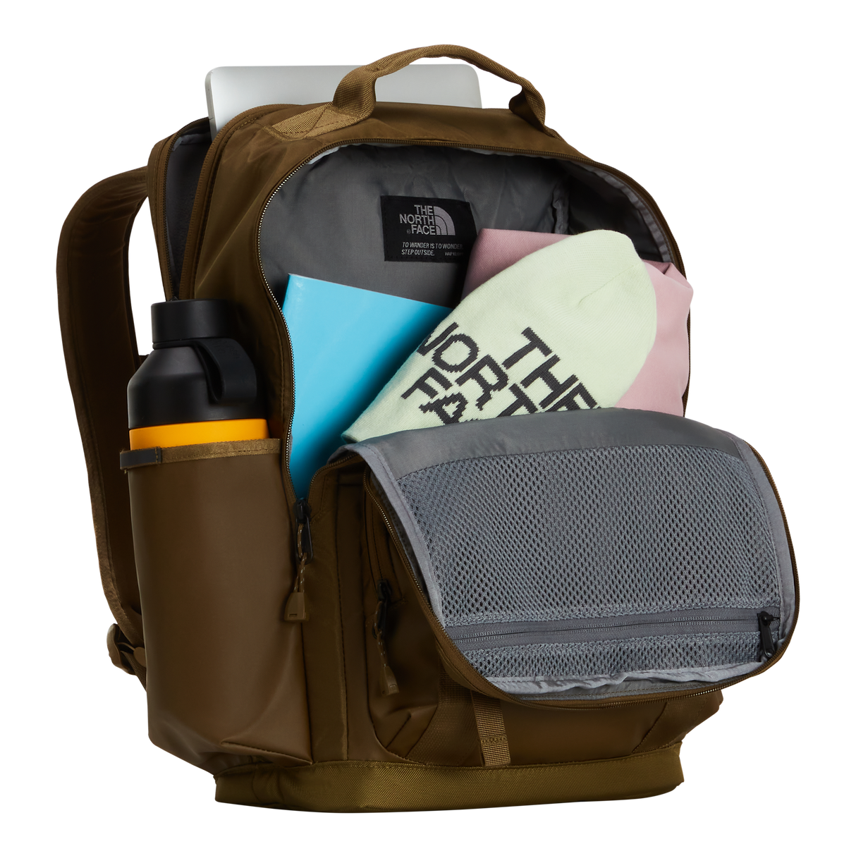 The North Face - Base Camp Daypack Base Camp Caraway Seed - TNFBLK/BRNNRABL - vista alternativa 4