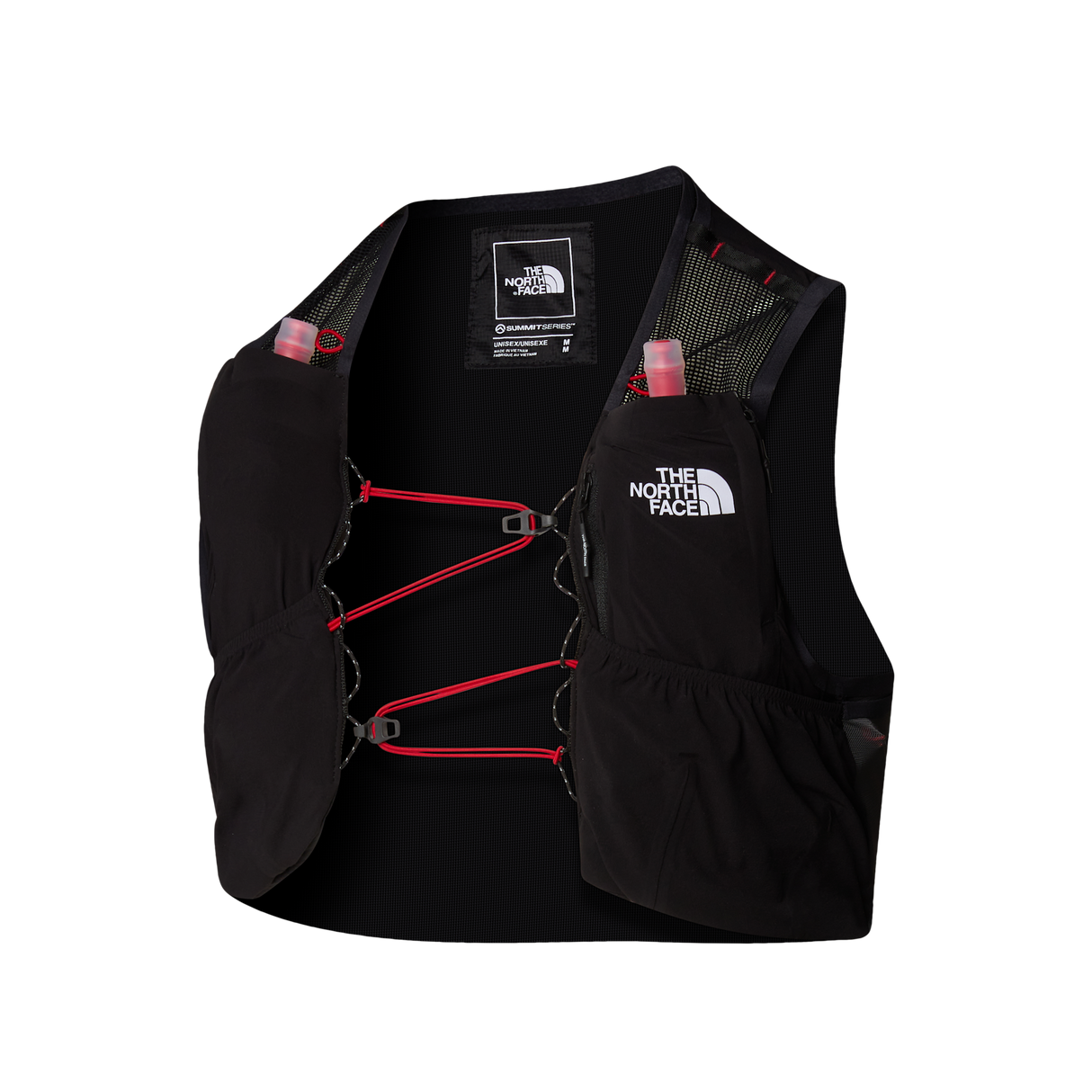 The North Face - Summit Run Vest 10 Summit Papaya/Bold Blue unisex - TNF BLACK/ASPHALT GREY - vista principale