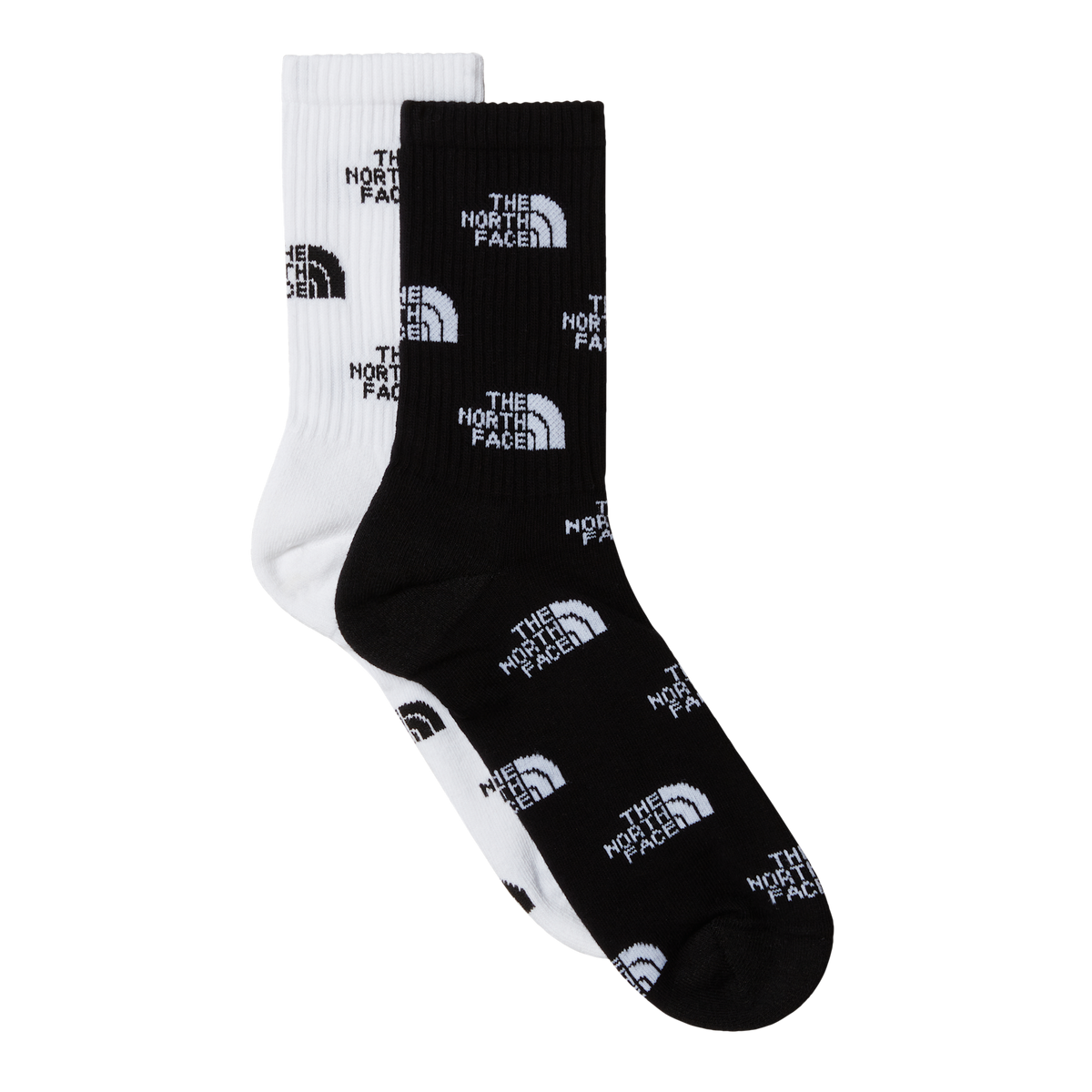 The North Face - Everyday Crew Sock Logo - 2p unisex - BLACK - vista principale