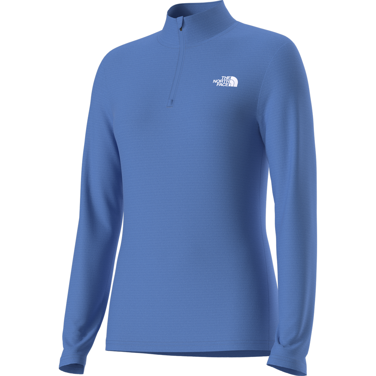 The North Face - Flex 1/4 Zip Tee Slim da donna - SHDPGRTRD/MLNRD - vista alternativa 2