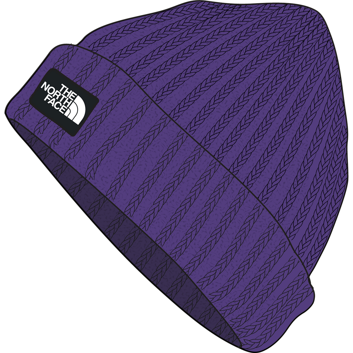 The North Face - Kids Salty Lined Beanie - PEAK PURPLE - vista alternativa 10