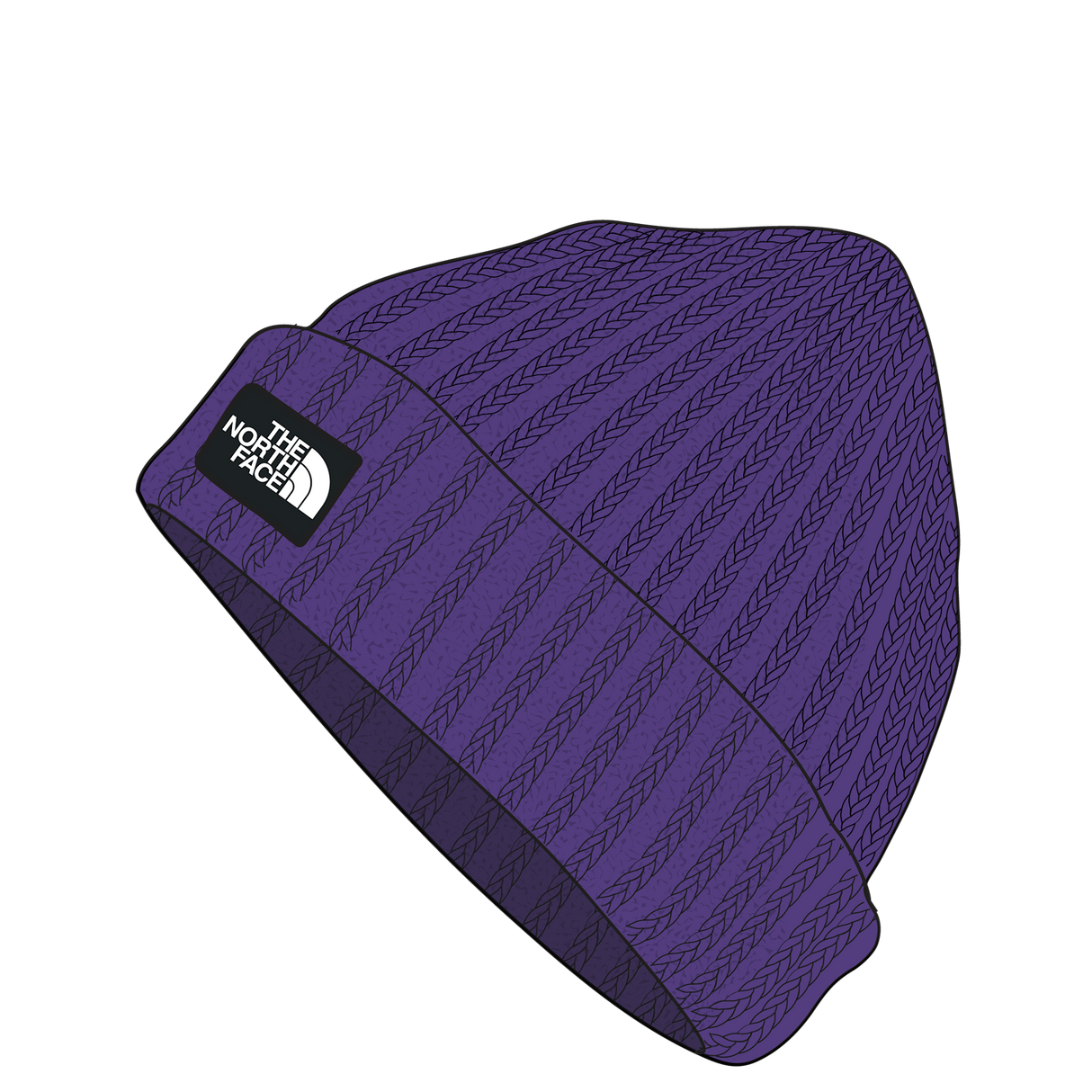 The North Face - Kids Salty Lined Beanie - PEAK PURPLE - vista principale