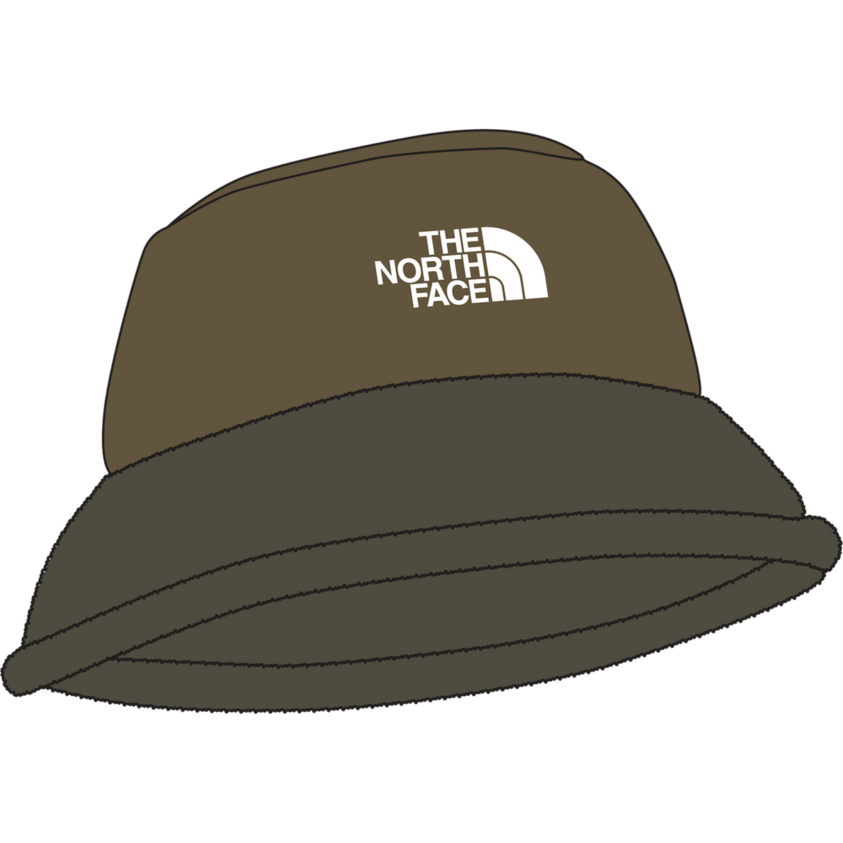 The North Face - Yumiori Bucket Caraway Seed/New Taupe unisex - ROPEBRN/TRAILBN - vista alternativa 10