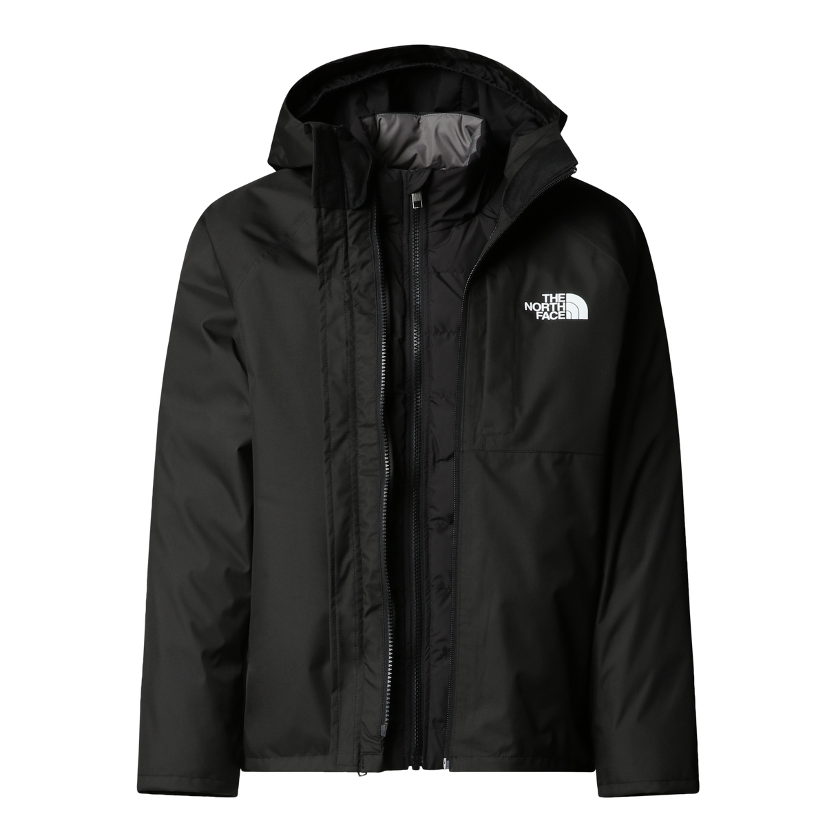 The North Face - Teen Perrito 4-n-1 Hooded Jacket - TNF BLACK - vista principale