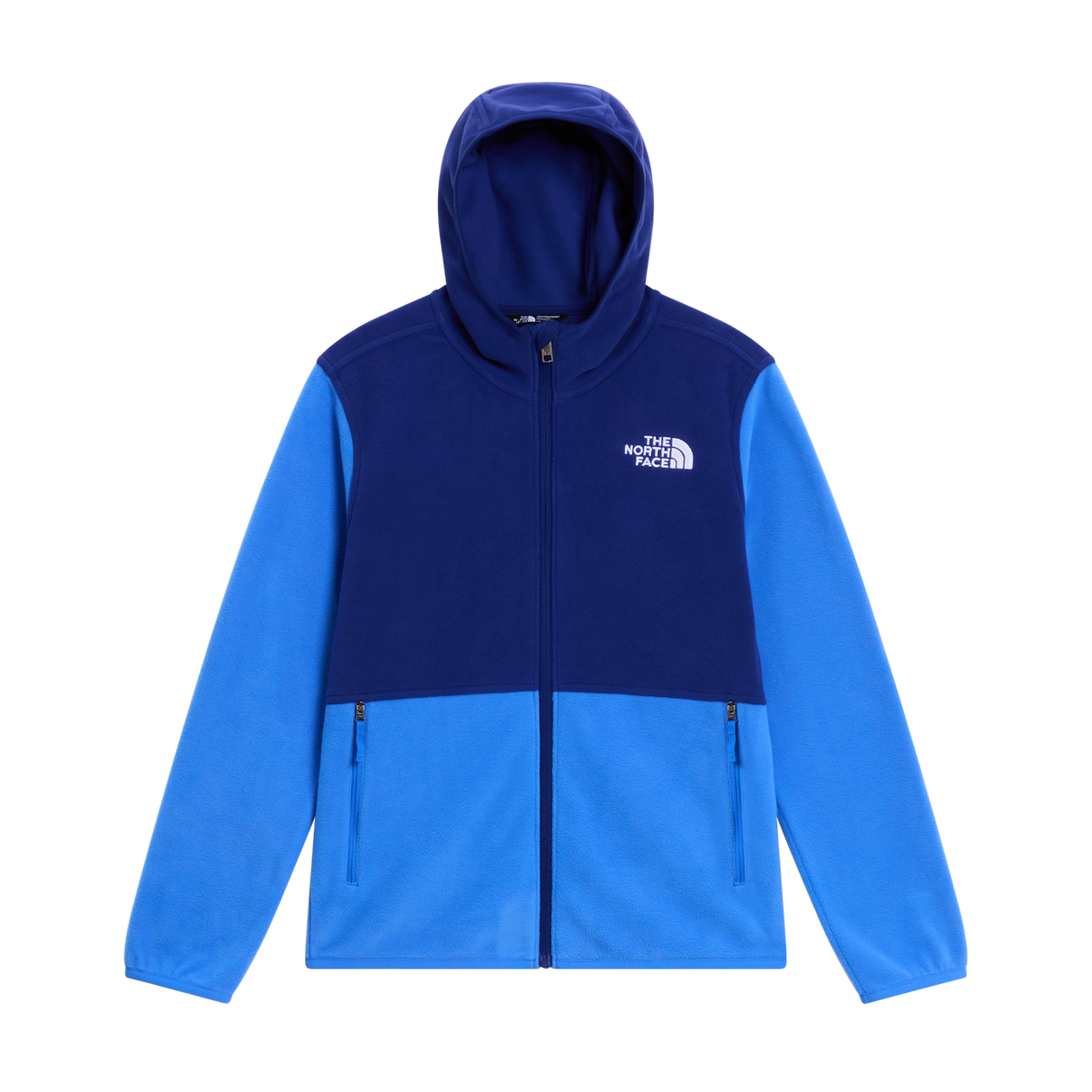 The North Face - Teen Glacier full-zip Hoodie - DMTB(MHTH)/MLTI - vista principale