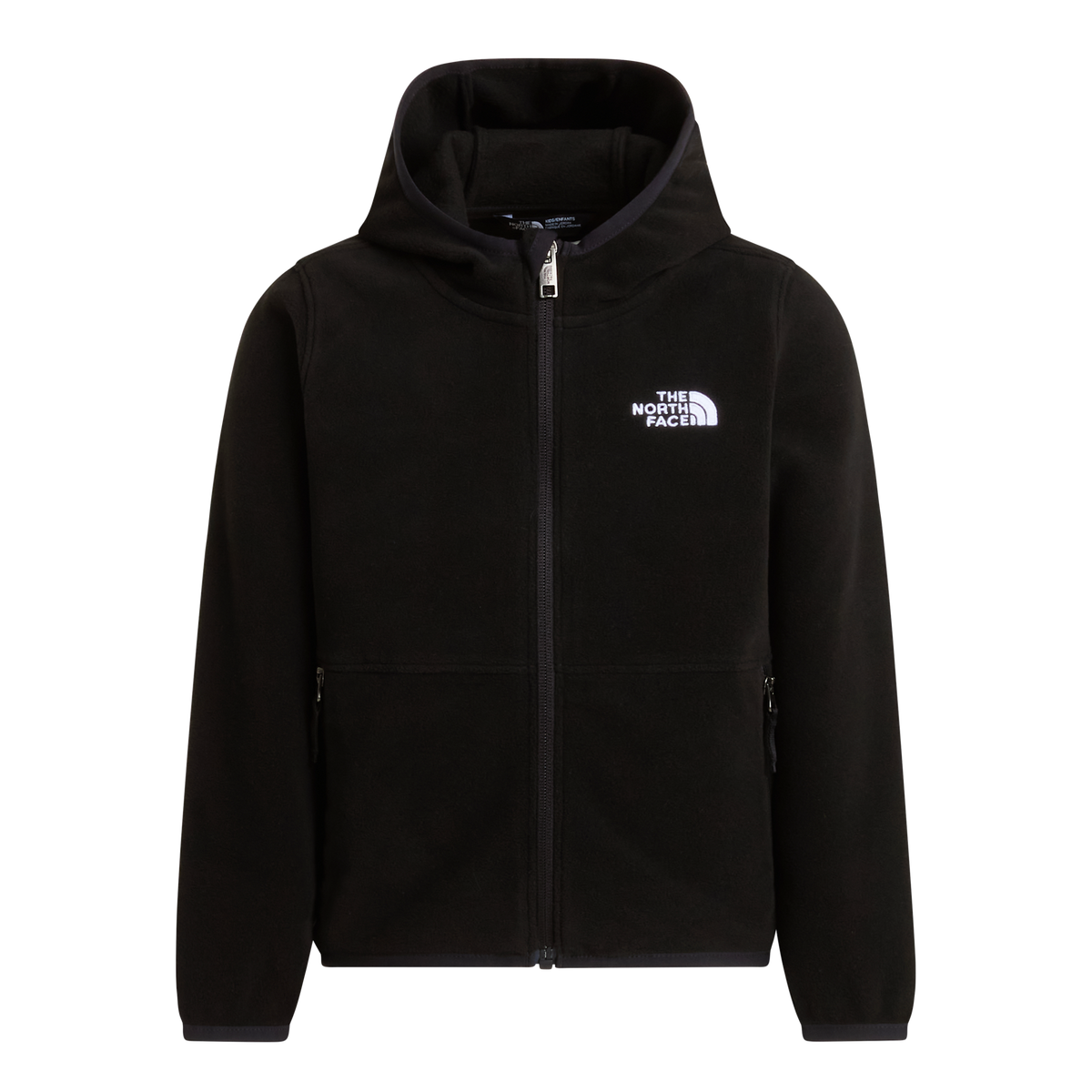 The North Face - Kid Glacier full-zip Hoodie - BLACK - vista principale