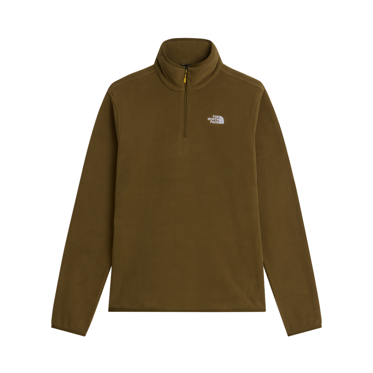 The North Face - Glacier Fleece 1/4 Zip Jacket Caraway Seed da uomo - TNFBLK/BRNNRABL - vista principale