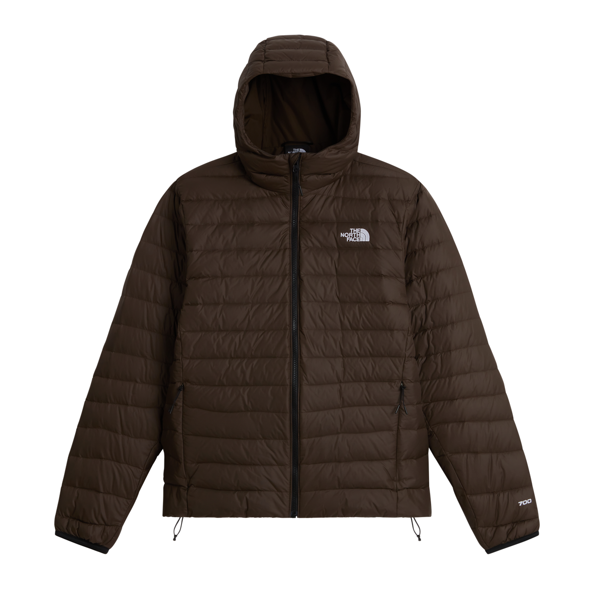 The North Face - Classic Down Hooded Jacket da uomo - Dark Chestnut - vista principale