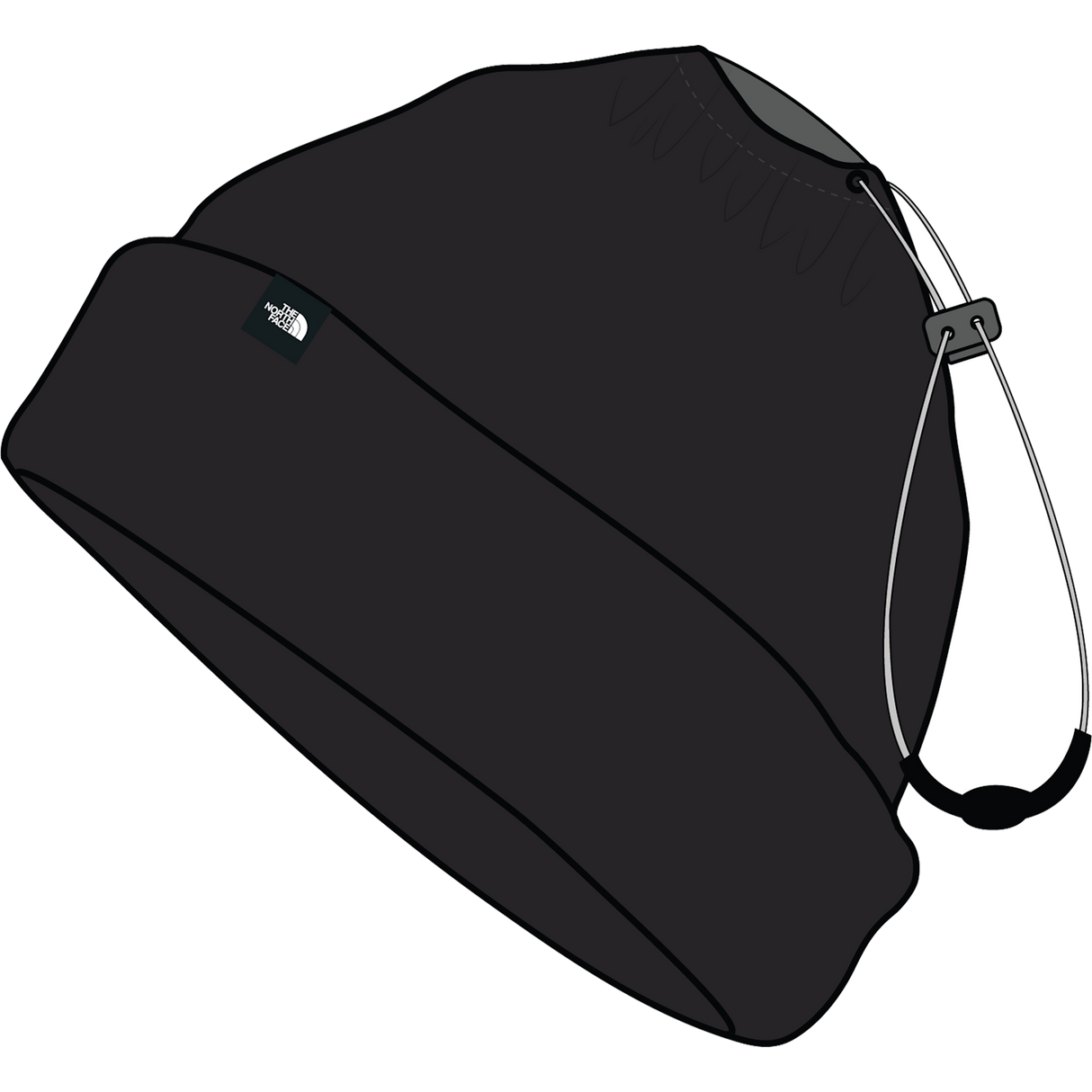 The North Face - Whimzy Convertible Beanie unisex - TNF BLACK - vista principale
