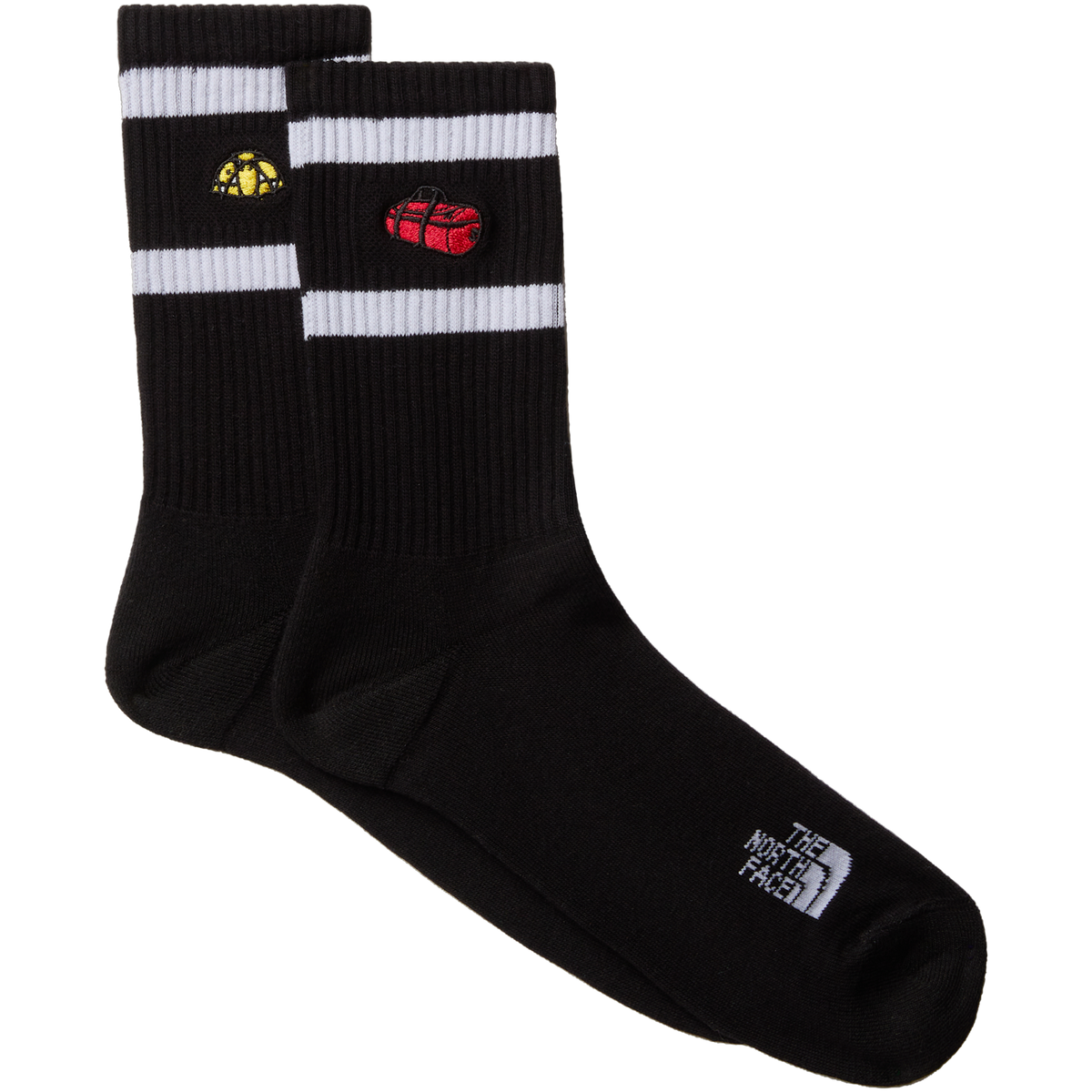 The North Face - Everyday Crew Tnf Icons Sock -2p unisex - BLACK - vista principale