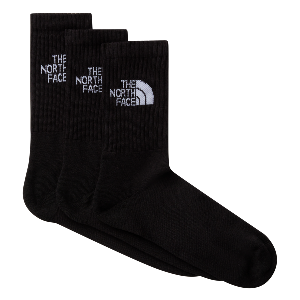 The North Face - Everyday Standard Crew Sock - 3P TNF unisex - BLACK - vista principale