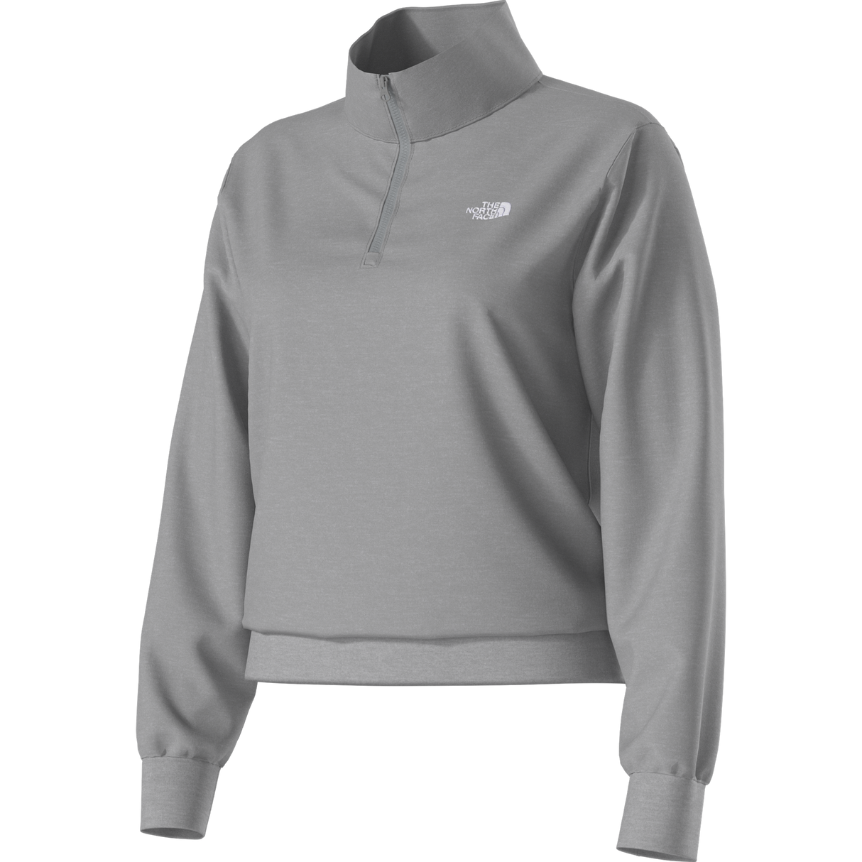 The North Face - Evolution Simple Dome Regular 1/4 Zip da donna - TNF Pale Grey Heather - vista alternativa 2