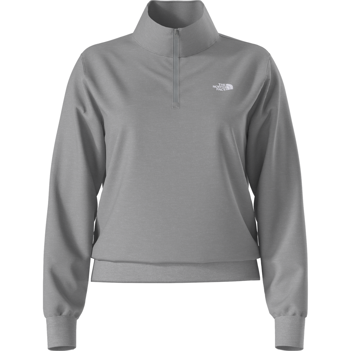 The North Face - Evolution Simple Dome Regular 1/4 Zip da donna - TNF Pale Grey Heather - vista principale