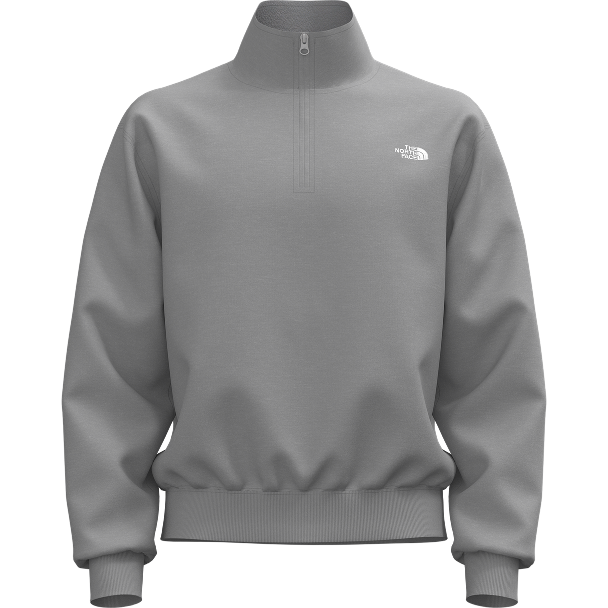 The North Face - Tnf Essential Simple Dome Rlx 1/4 Zip da uomo - TNF Pale Grey Heather - vista alternativa 10