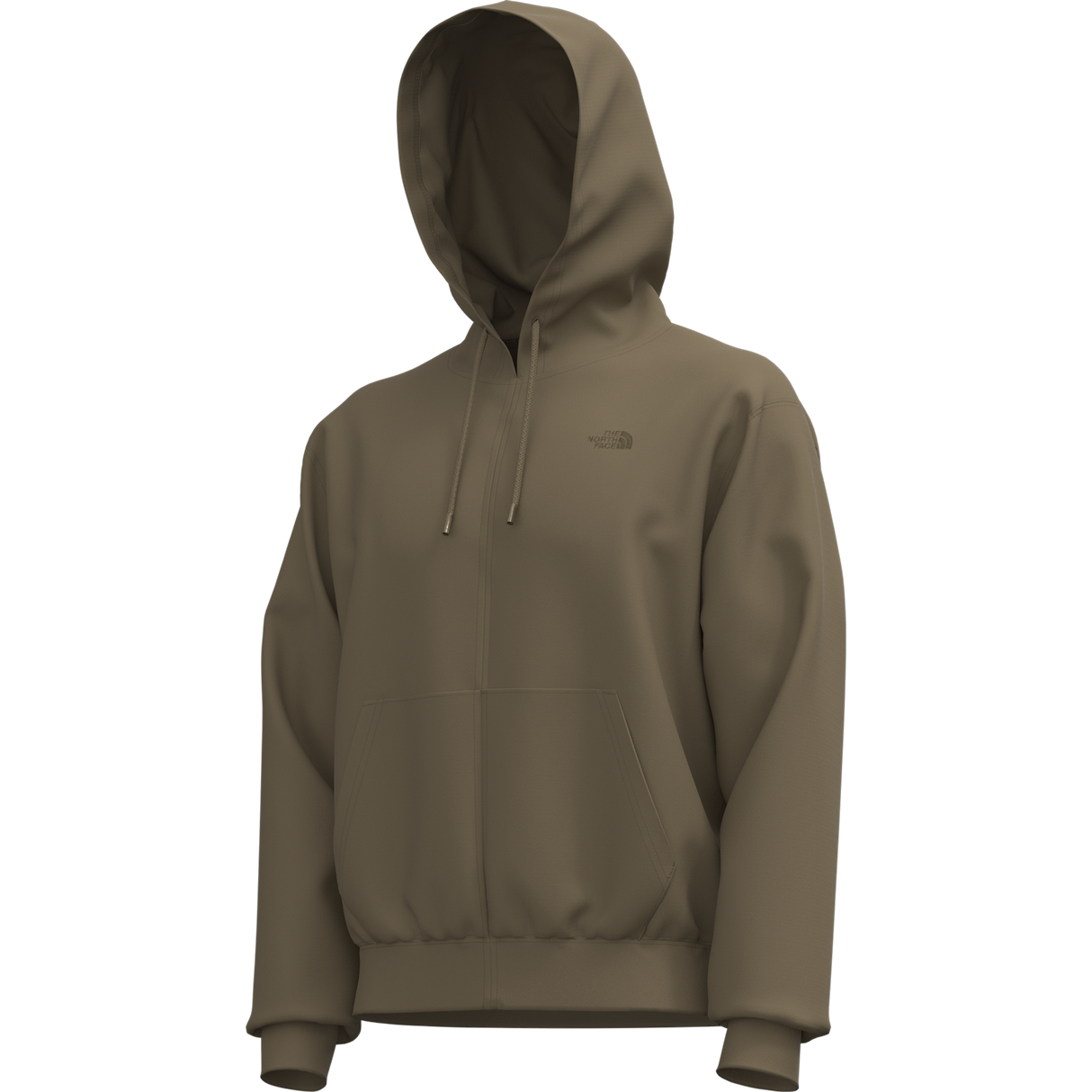 The North Face - TNF Essential Simple Dome Rlx full-zip da uomo - TNFBLK/BRNNRABL - vista alternativa 12