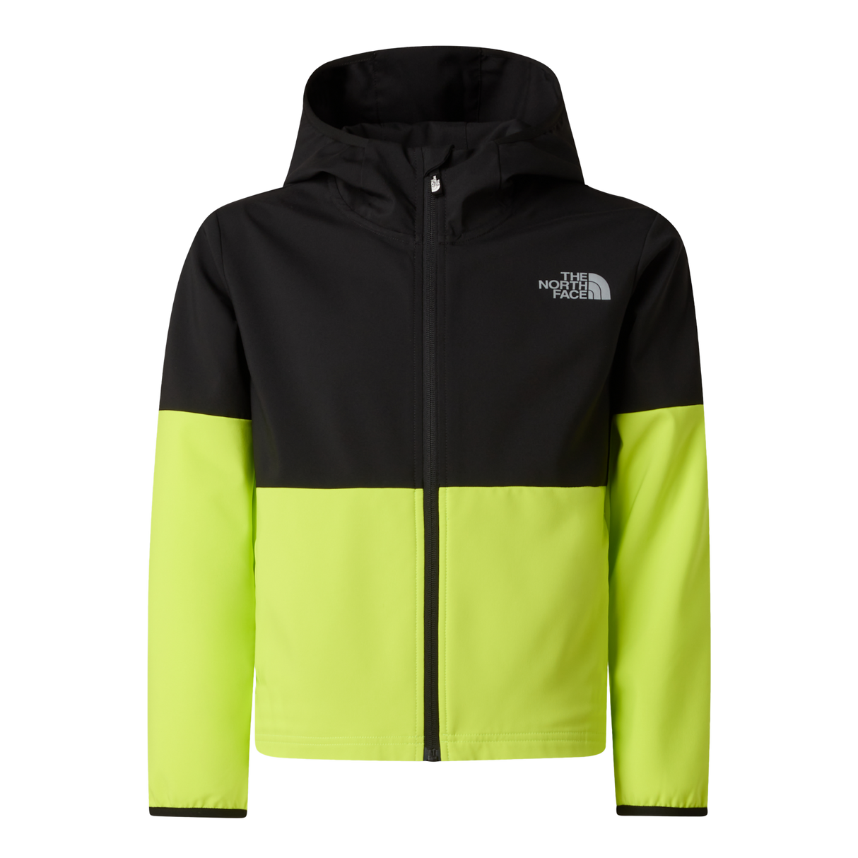The North Face - B On The Trail full-zip Hoodie - TNF Black/Fizz Lime/Sil - vista principale