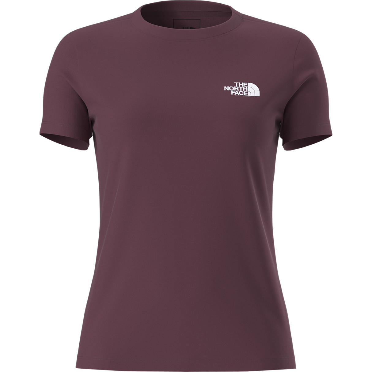 The North Face - Evolution Simple Dome Slm Short Sleeve da donna - Burgundy Crush - vista alternativa 10