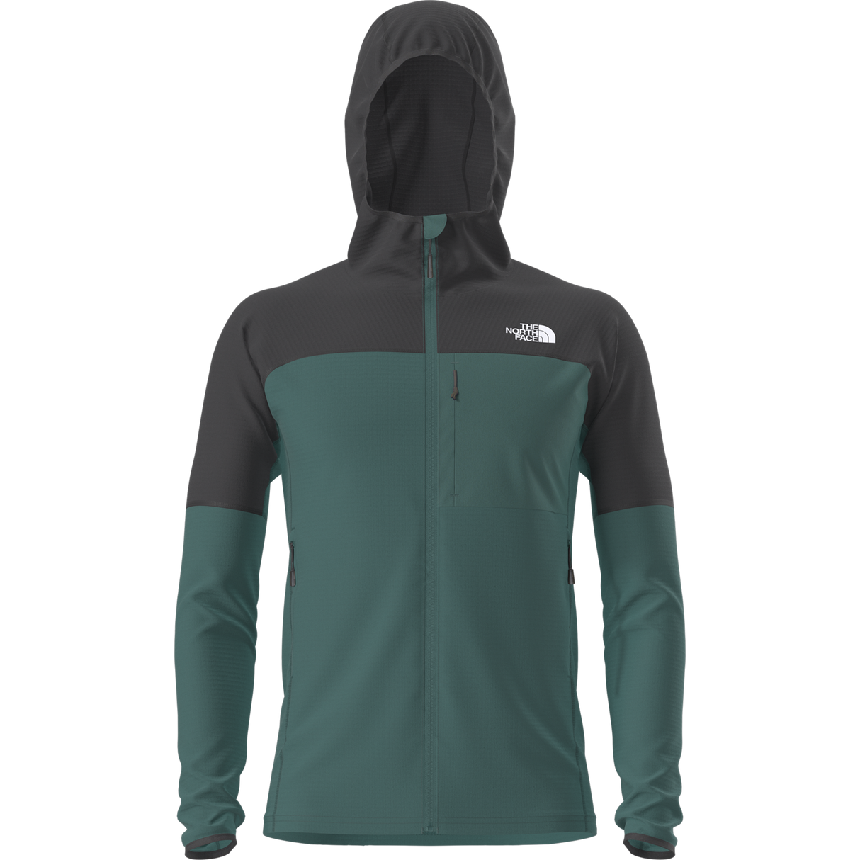 The North Face - Polartec Powergrid Stormgap Hoodie da uomo - Pacific Teal/TNF Black - vista alternativa 10