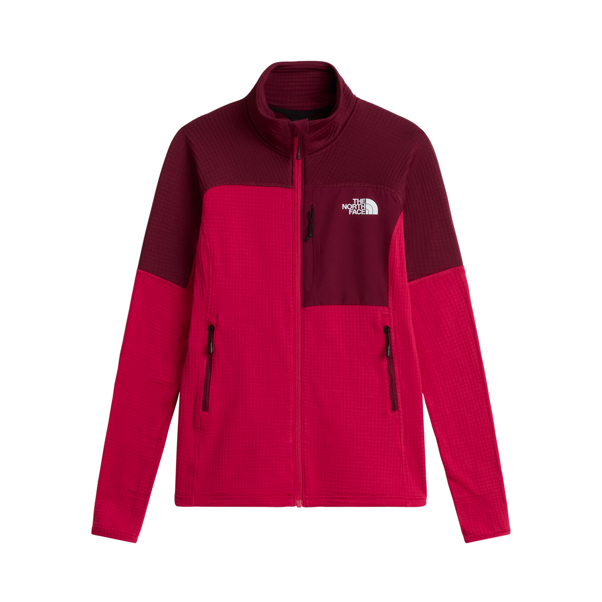 The North Face - Polartec Powergrid Stormgap Jacket da donna - Lali Guran/Burgundy Cru - vista principale