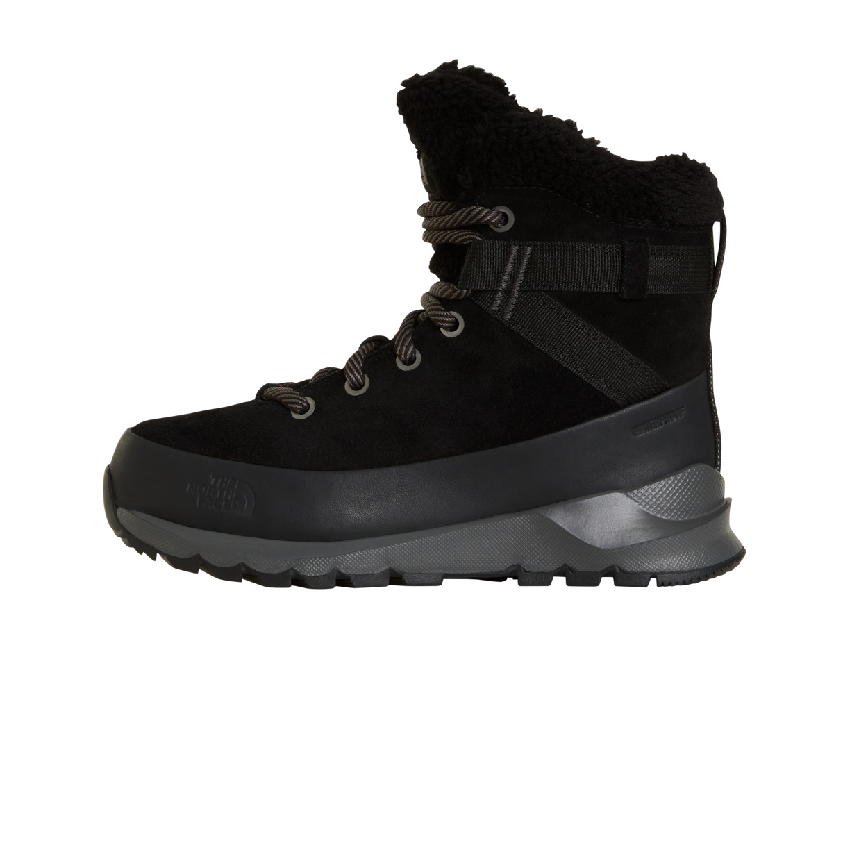 The North Face - Thermoball Leather Lace Up Wp da donna - TNF BLACK/TNF BLACK - vista principale