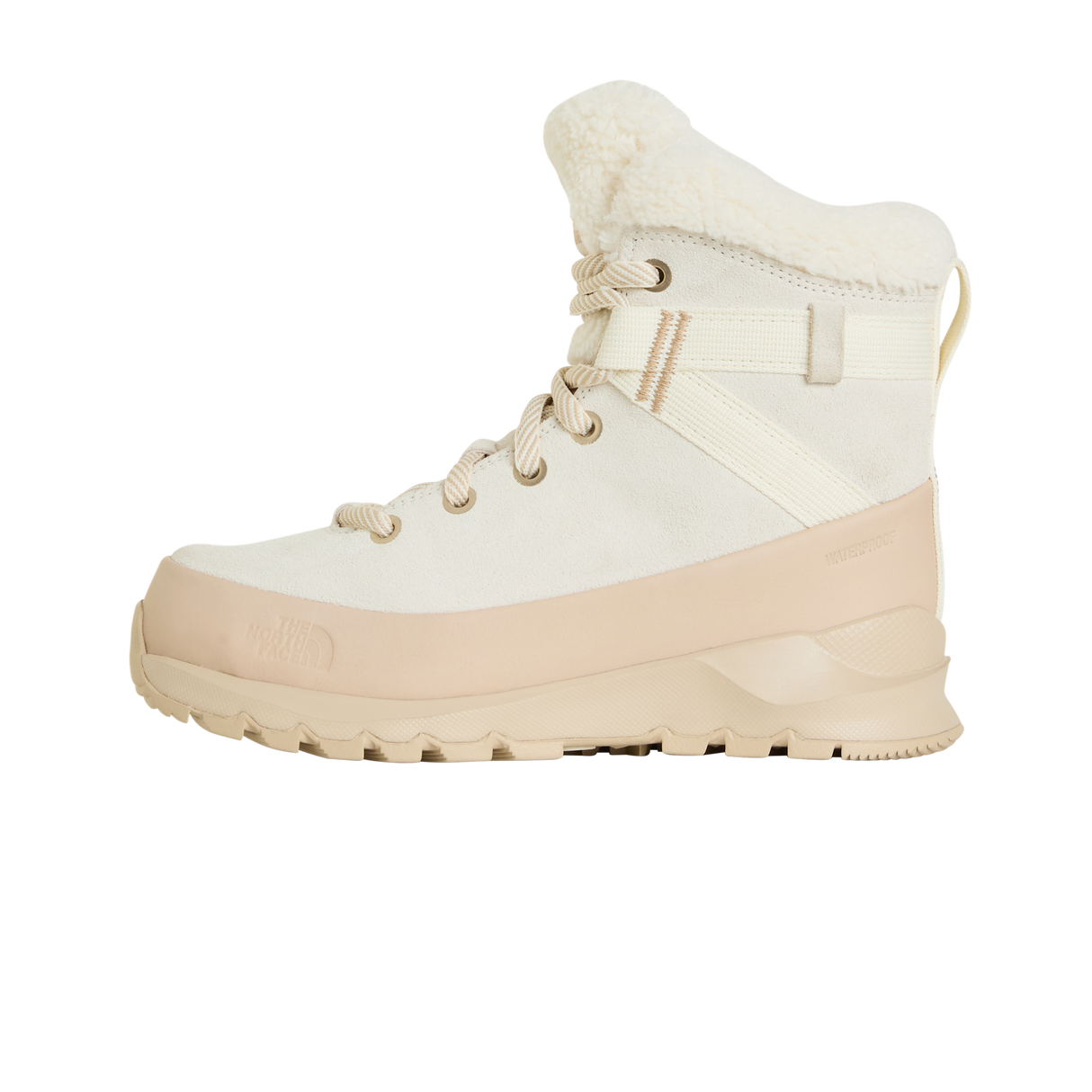 The North Face - Thermoball Leather Lace Up Wp da donna - WHITE DUNE/TIMELESS TAU - vista principale