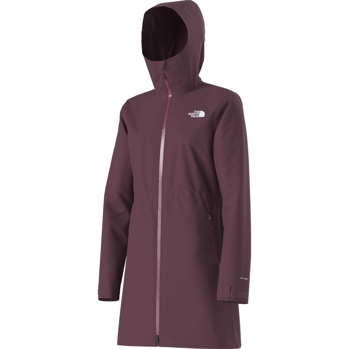 The North Face - Dryvent Hikesteller Parka da donna - Burgundy Crush - vista alternativa 2
