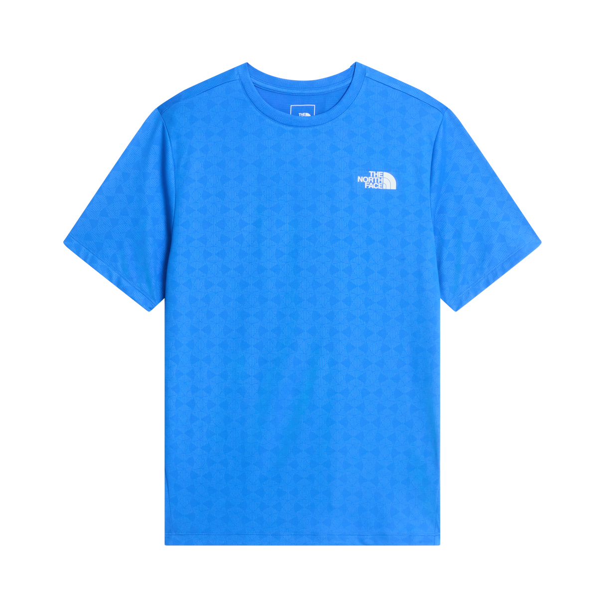 The North Face - 24/7 Pentadome Embossed Reg SS Tee Caraway da uomo - SHDPGRTRD/MLNRD - vista principale