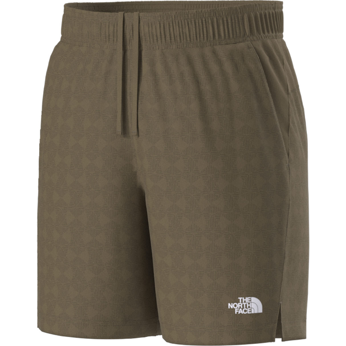 The North Face - 24/7 Pentadome Embossed 7IN Shorts Caraway da uomo - TNFBLK/BRNNRABL - vista alternativa 2