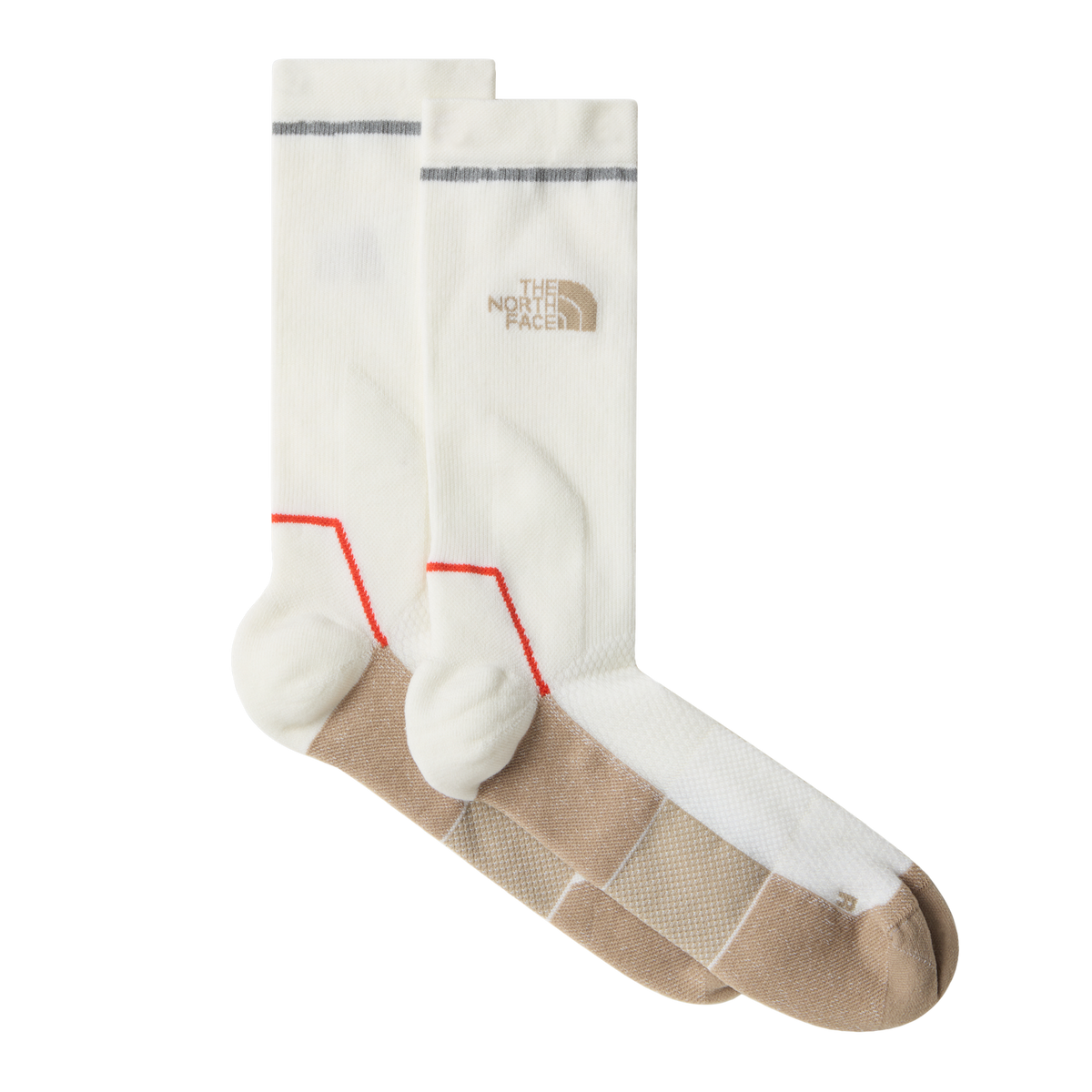 The North Face - Trail Run Merino Crew Sock unisex - WHITE - vista principale