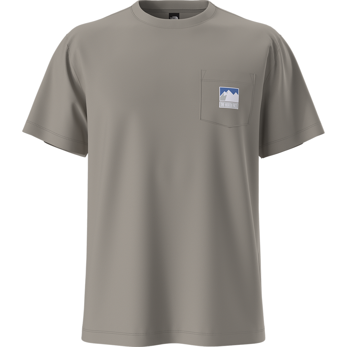 The North Face - Mountain Logo Rlx Ss Tee-graphic da uomo - Stone Slab - vista alternativa 10