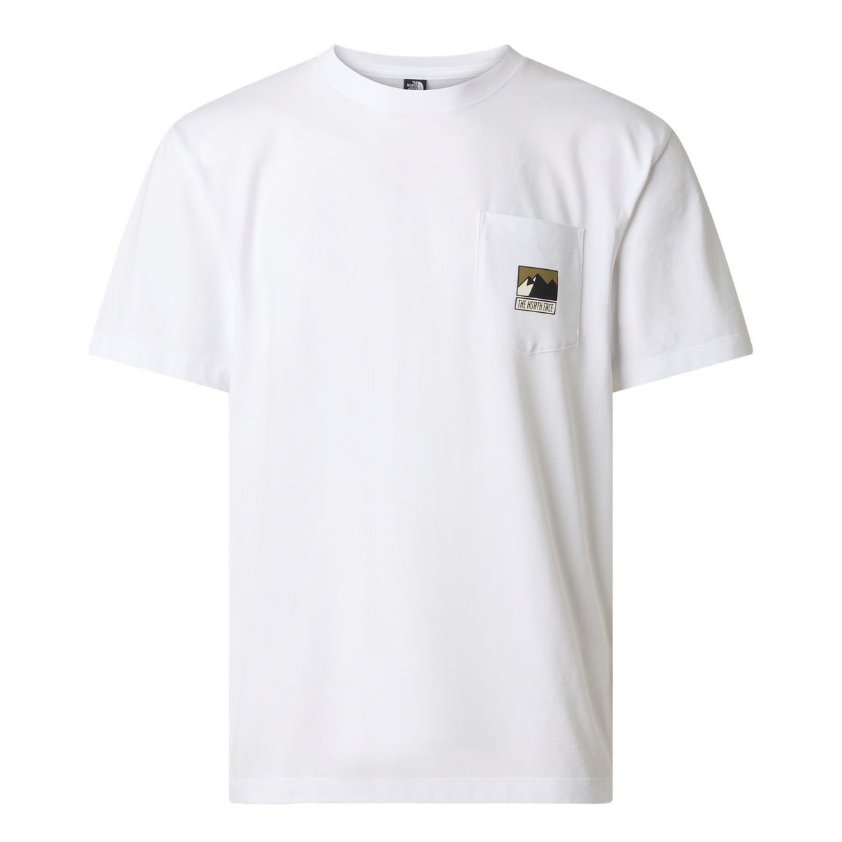The North Face - Mountain Logo Rlx Ss Tee-graphic da uomo - TNF WHITE - vista principale