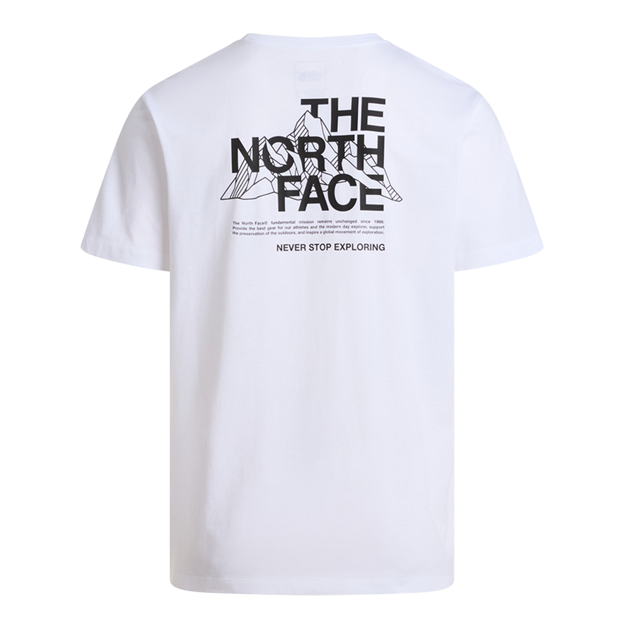 The North Face - Mountain Sketch Regular Short Sleeve da uomo - TNF WHITE - vista alternativa 1