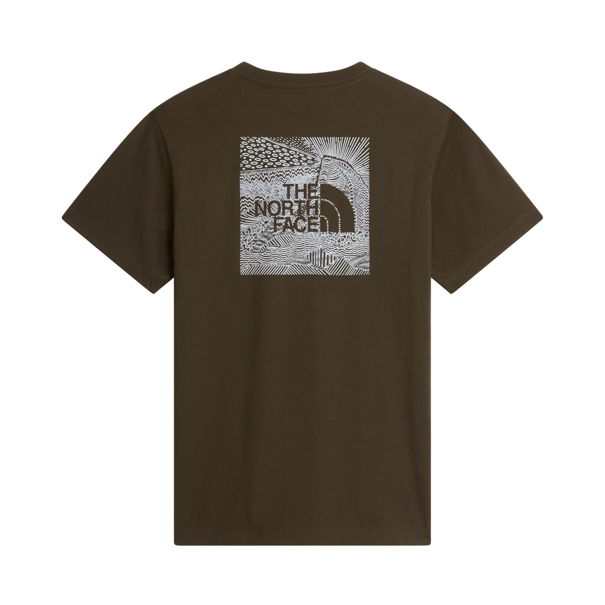 The North Face - Box Nse Celebration Reg Ss Tee da uomo - NEW TAUPE GREEN - vista alternativa 1