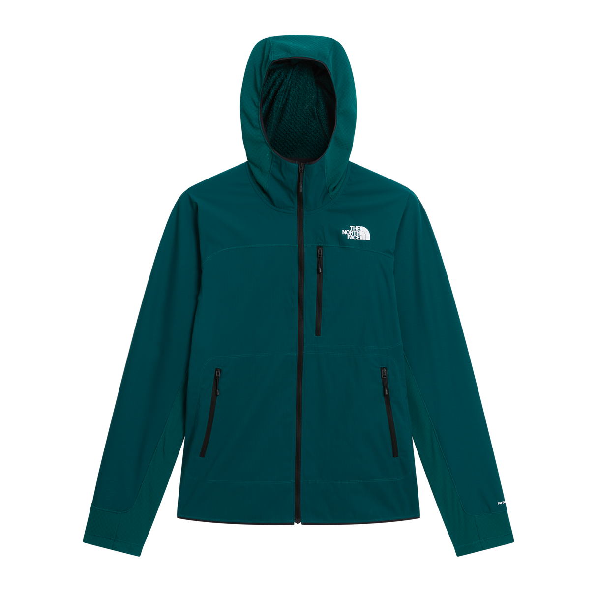 The North Face - Summit Futurefleece Overlay Hoodie da uomo - Pacific Teal - vista principale