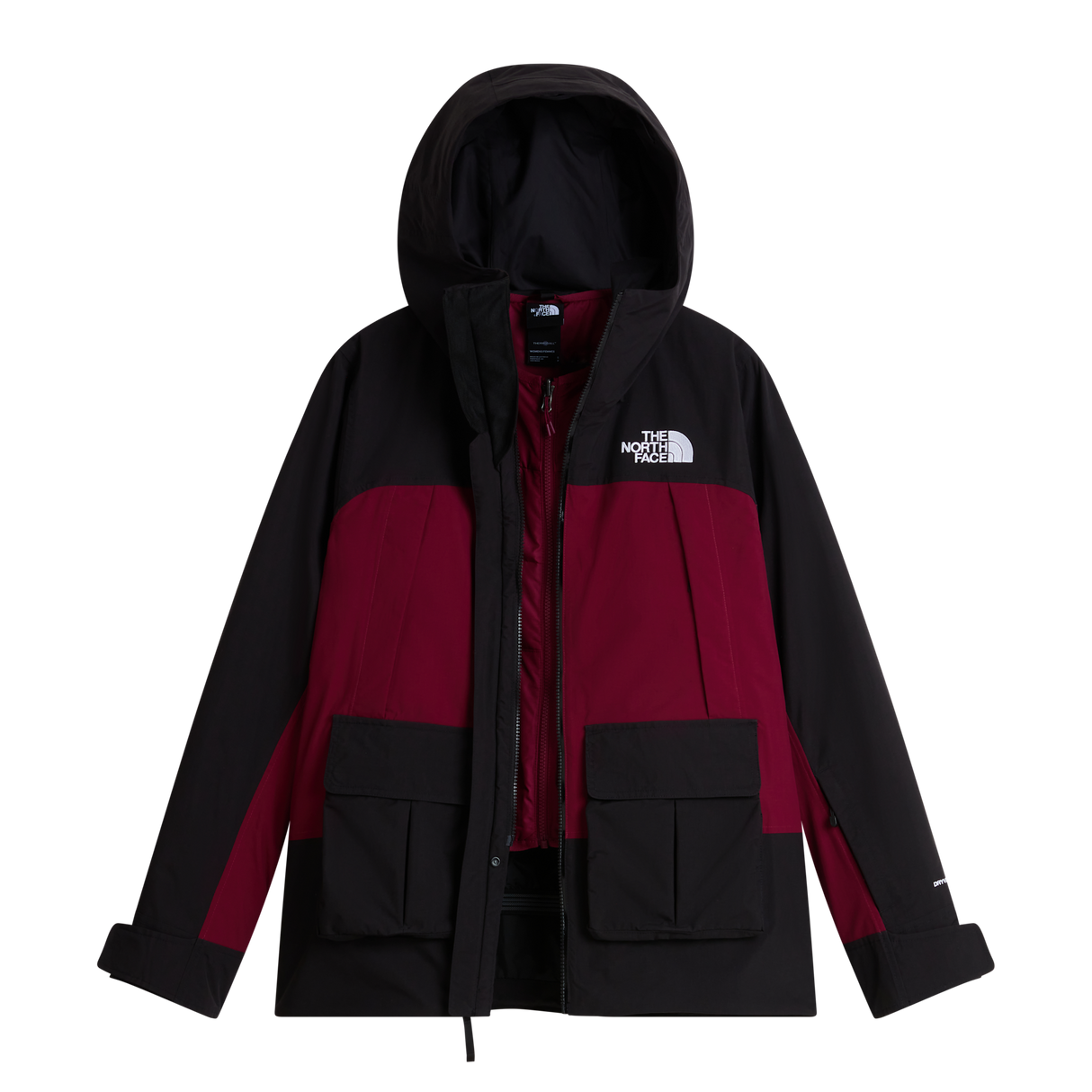 The North Face - Slaydee Triclimate da donna - Burgundy Crush/TNF Blac - vista alternativa 1